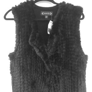 Faux fur vest